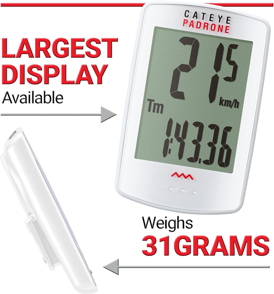 Cateye Padron Computer-Bildschirm, gross Weiss, Weiss