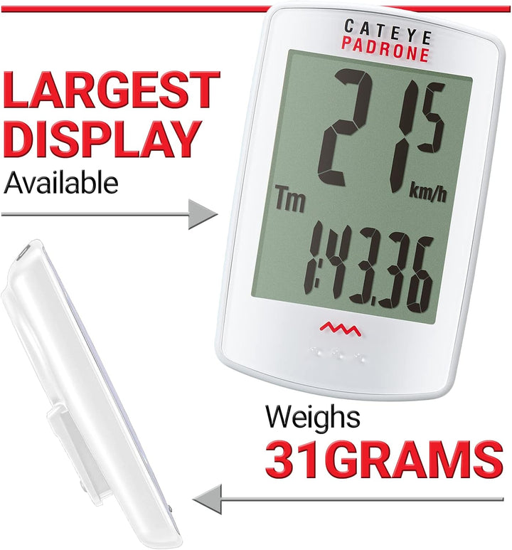 Cateye Padron Computer-Bildschirm, gross Weiss, Weiss