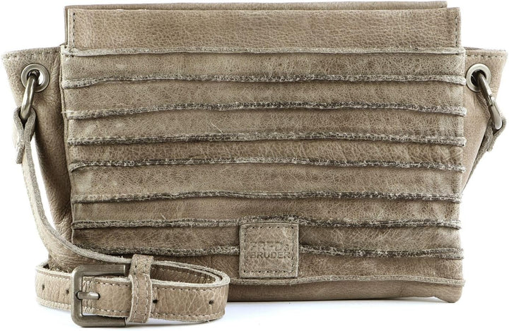 FREDsBRUDER Crossbody Riffel Sky mit Label-Applikationen Einheitsgrösse Greige, Einheitsgrösse Greig
