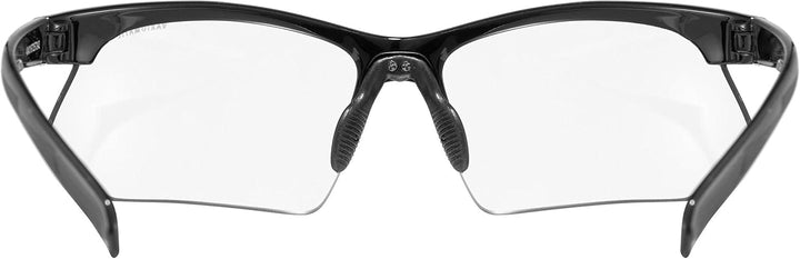 uvex Unisex – Erwachsene, sportstyle 802 V Sportbrille, selbsttönend, black/smoke, one size