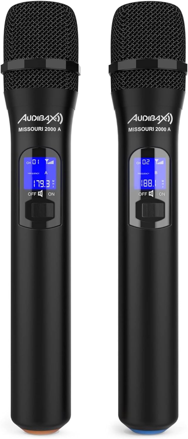 Audibax Missouri 2000 Micrófono Inalámbrico Mano VHF Rango A