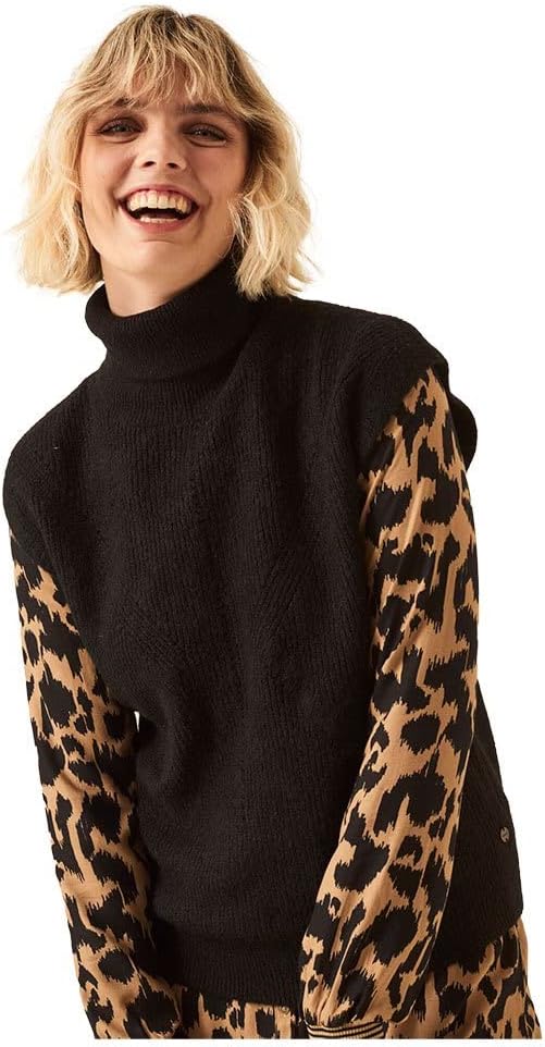 Garcia Damen Pullover S Schwarz, S Schwarz