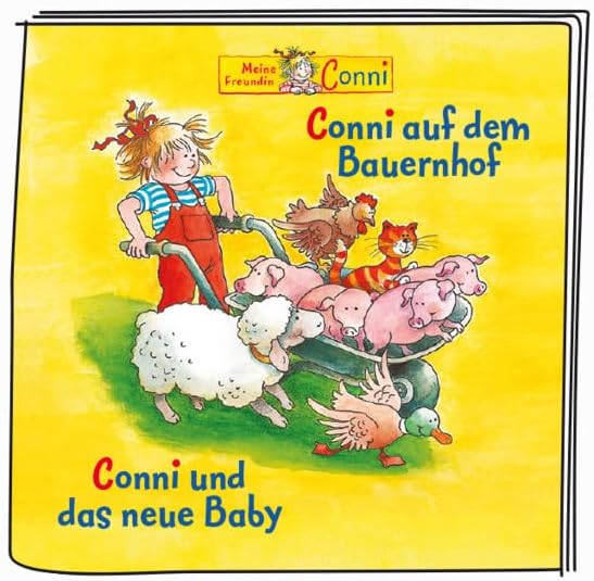 tonies Hörfiguren für Toniebox, Conni – Conni auf dem Bauernhof/Conni und das Neue Baby, Hörspiel fü