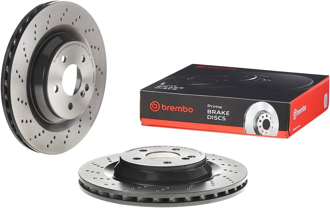 Brembo 09.B842.41 Hintere Bremsscheibe mit UV Lackierung