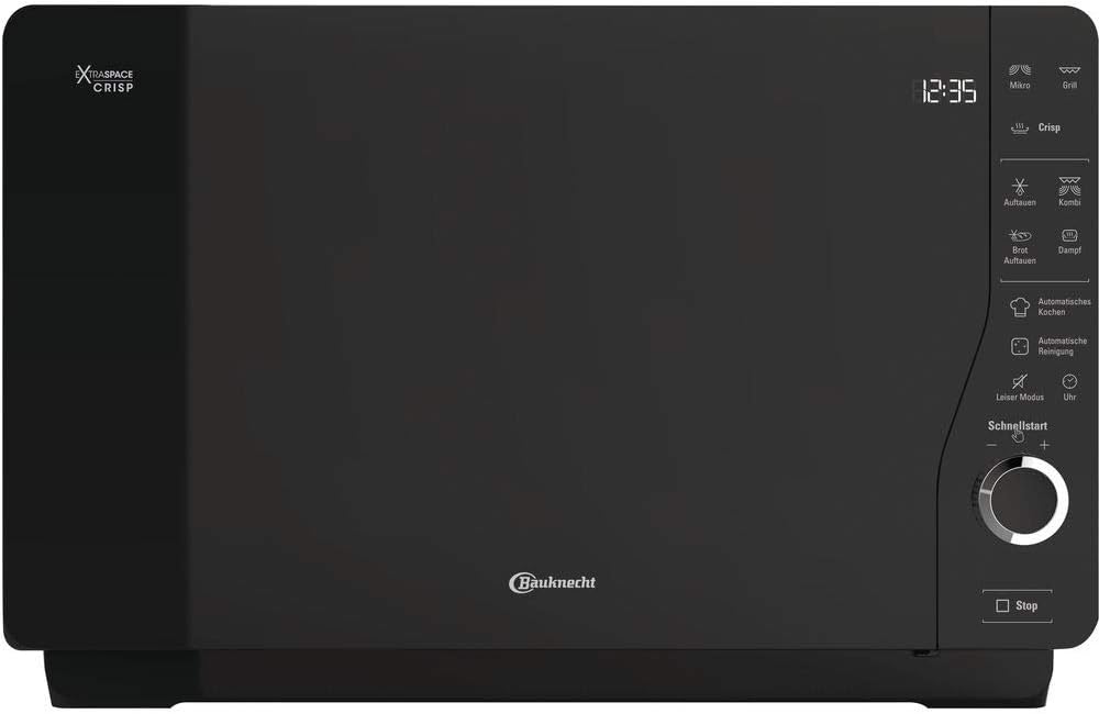 Bauknecht ExtraSpace Crisp MW 427 SL/Kombination Grill und Mikrowelle/Maximale Flexibilität-Ohne Dre