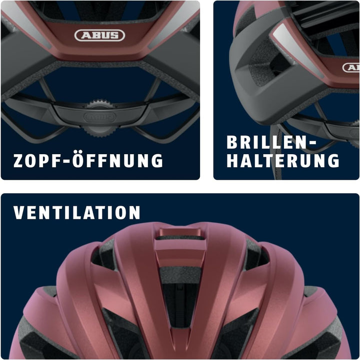 ABUS Rennradhelm StormChaser - Leichter und komfortabler Fahrradhelm für professionellen Radsport fü