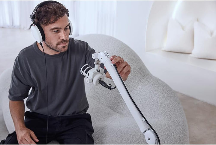 RØDE PSA1+ Professioneller Studioarm mit Federdämpfung und Kabelmanagement (Weiss), White