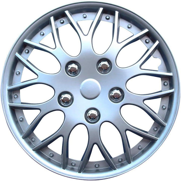 AUTO-STYLE Satz Radzierblenden Missouri 14-Zoll Silber 14-inch Silber, 14-inch Silber