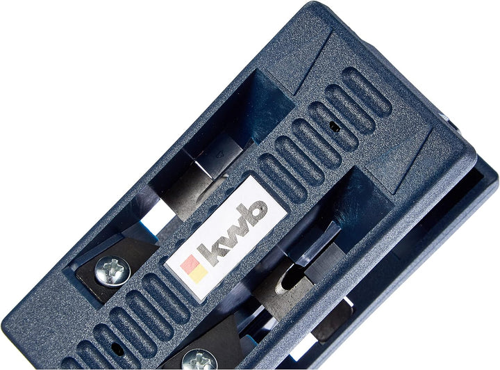 kwb Doppelseitiger Kantenschneider (2 Längenschneider und 4 Fase-Messer, 40 mm in Blau)