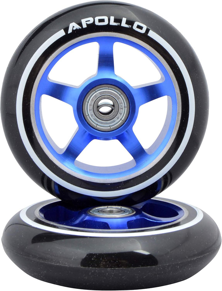 Apollo Stunt Scooter Ersatzräderset Pro Wheels - ABEC9 Kugellager, Roller Rad Ersatz-Räder passend S