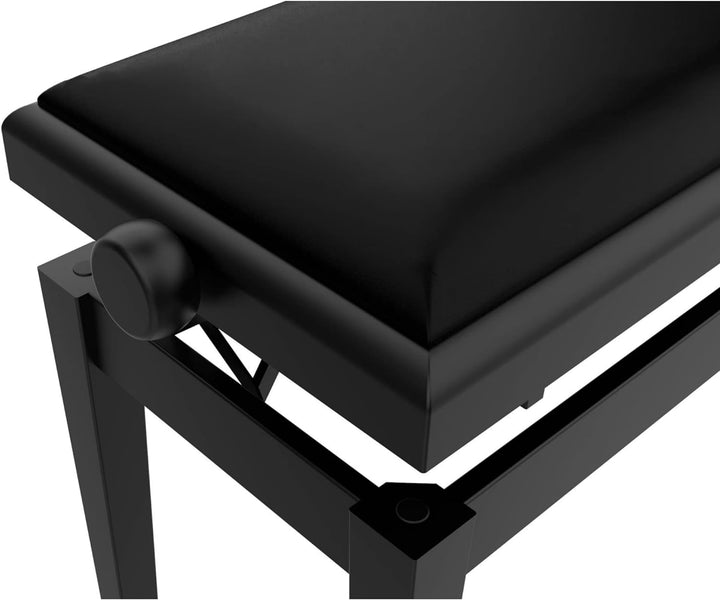 Audibax KB600 Black Banco para Piano Teclado Ajustable Regulable. Acolchado