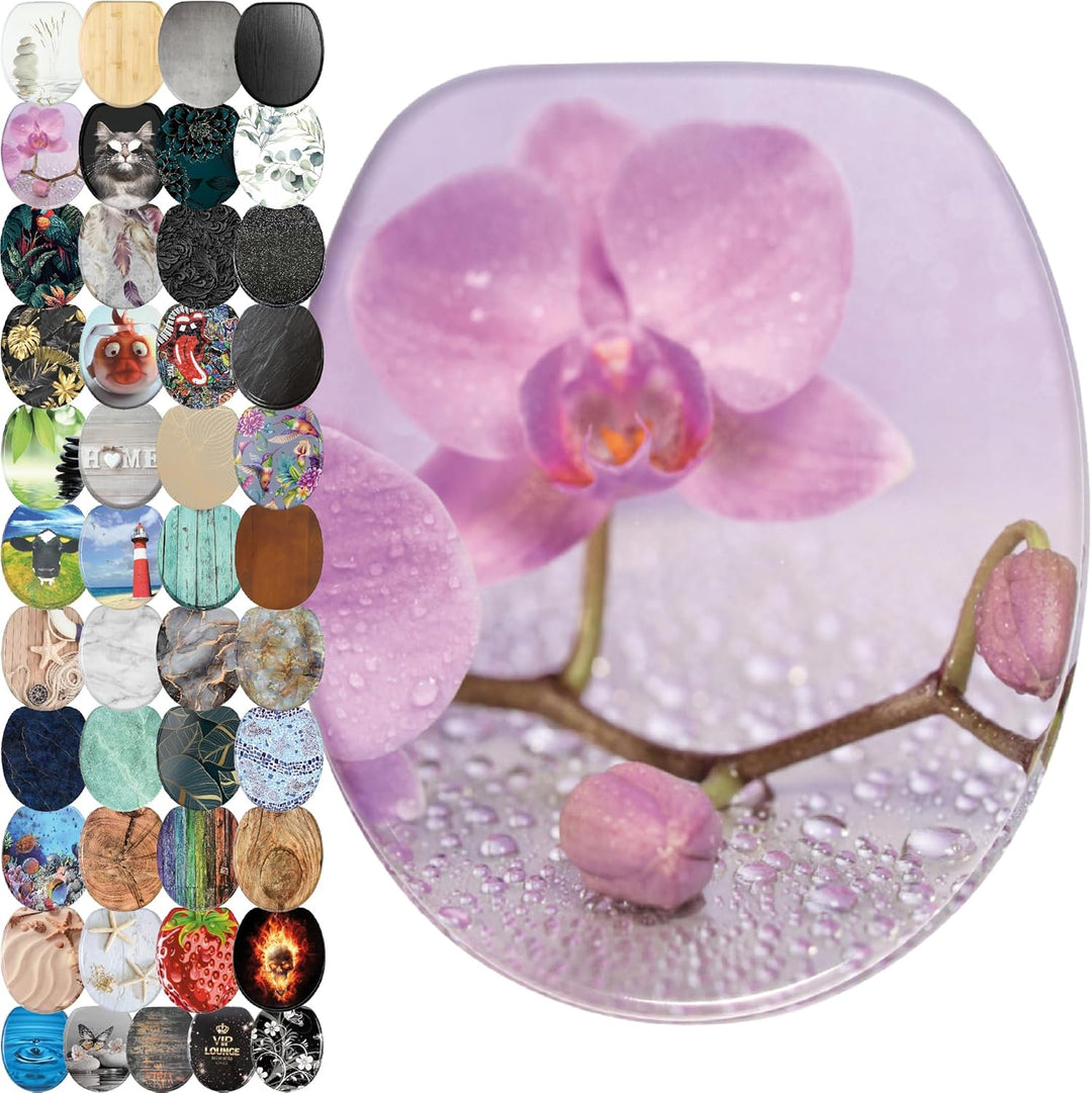 Sanilo WC Sitz, viele schöne Toilettendeckel zur Auswahl, hochwertige und stabile Qualität aus Holz