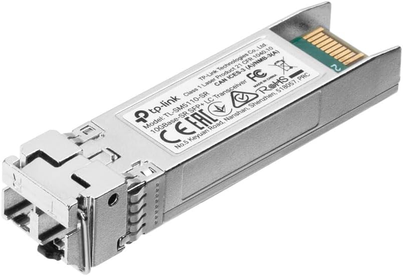 TP-Link TL-SM5110-SR 10GBase-SR SFP+ LC Transceiver Modul, 850nm Multimode-SFP+-Transceiver,unterstü