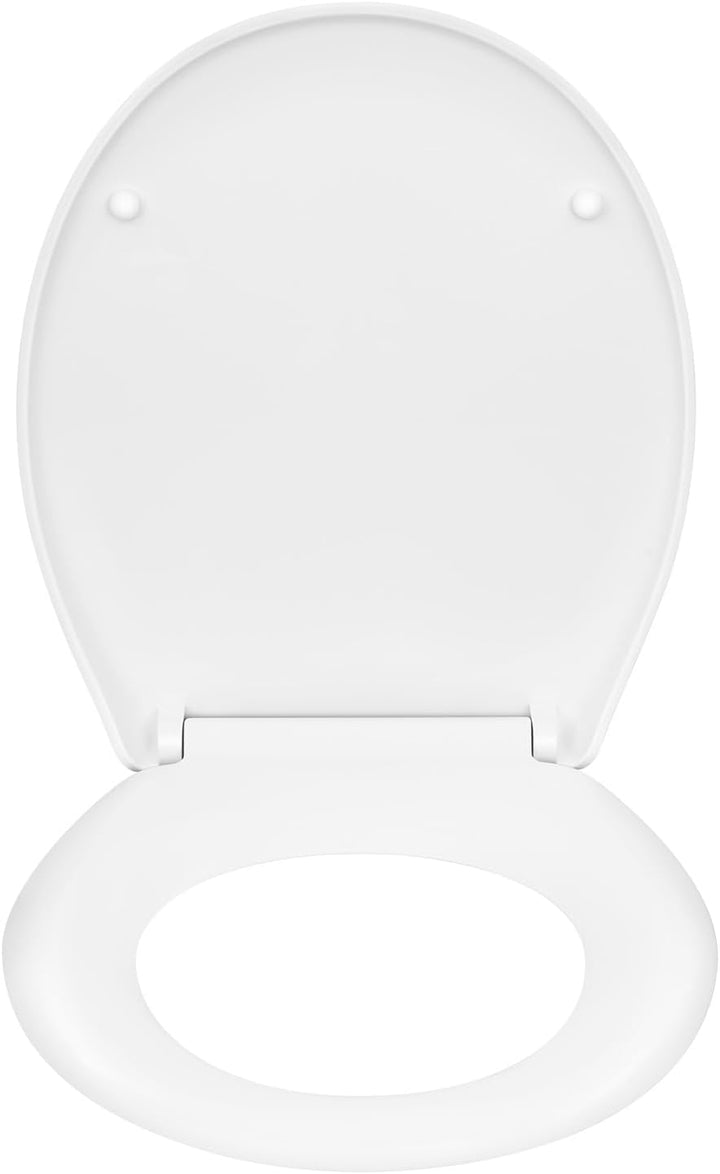 WOLTU Toilettendeckel, WC Sitz mit Absenkautomatik, Quick Release Funktion Klobrille, Kunststoff, Fa
