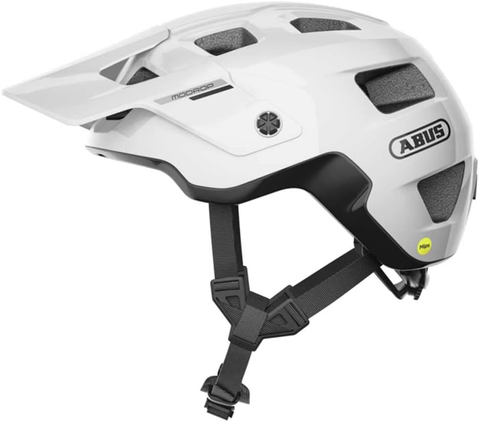 ABUS MTB-Helm MoDrop MIPS - robuster Fahrradhelm mit Aufprallschutz für Mountainbiker - individuelle