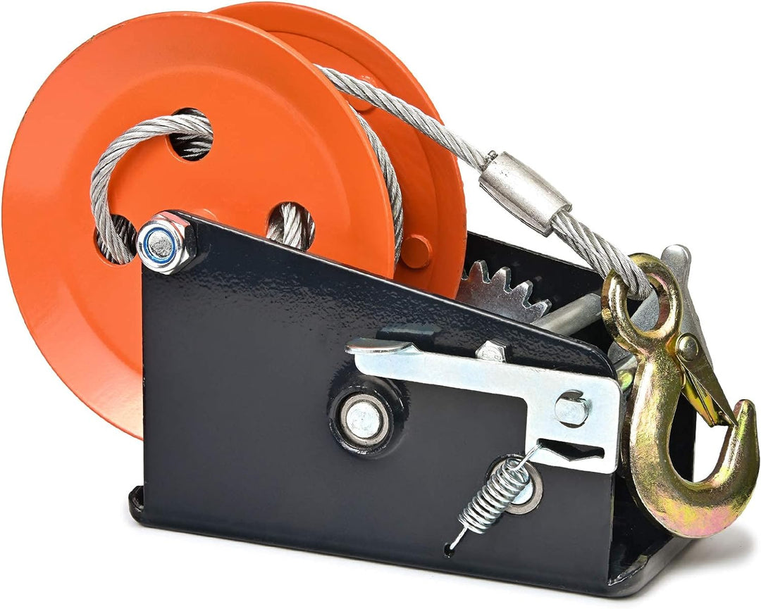 Seilwinde 1588kg 3500lbs Handseilwinde Bootswinde Winde Anhänger SN1170