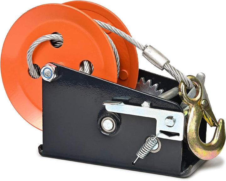 Seilwinde 1588kg 3500lbs Handseilwinde Bootswinde Winde Anhänger SN1170
