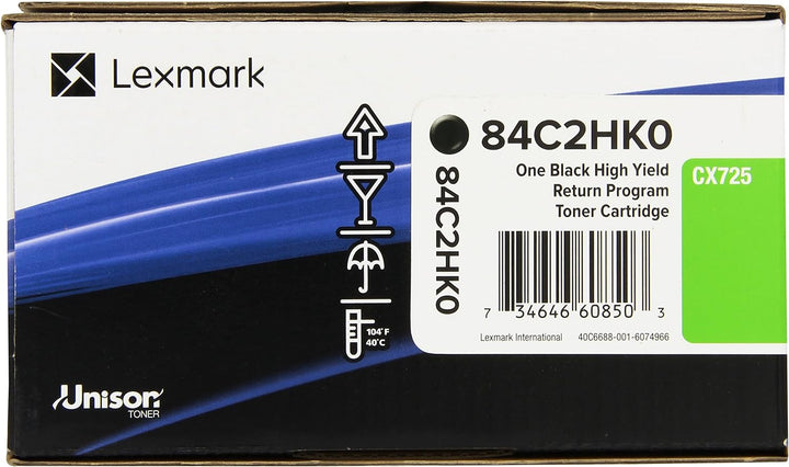 Lexmark 84C2HK0 Original Toner 1er Pack, Schwarz