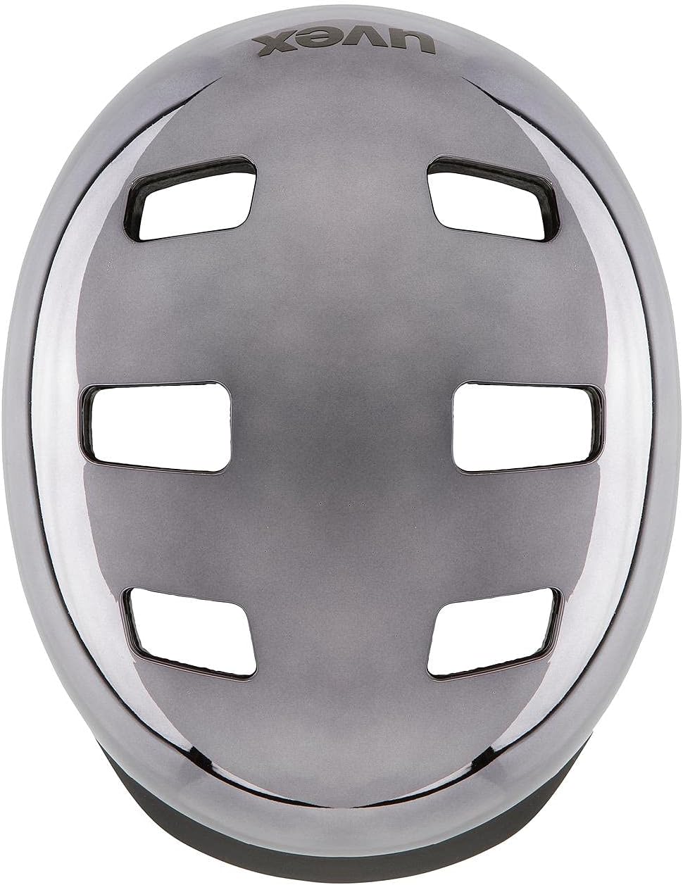 uvex hlmt 5 bike pro chrome - robuster City-Helm für Damen und Herren - individuelle Grössenanpassun