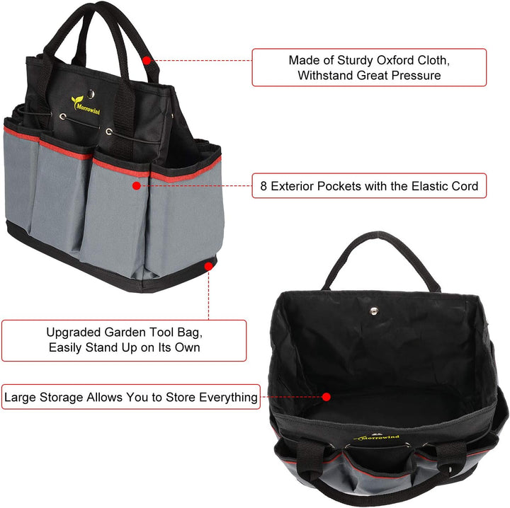 Morrowind Garten Werkzeugtasche, Oxford Stoff Garten-Einkaufstasche Garten Werkzeug Aufbewahrungstas