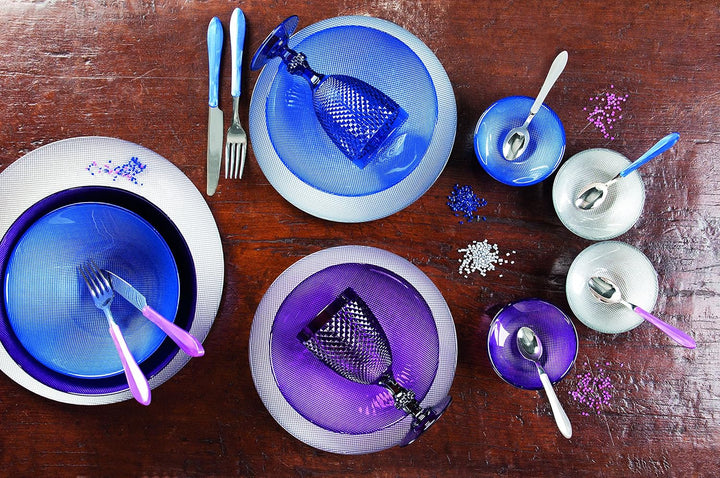 Excelsa Brunch Time Gläser Set, 6-teilig blau, Blau