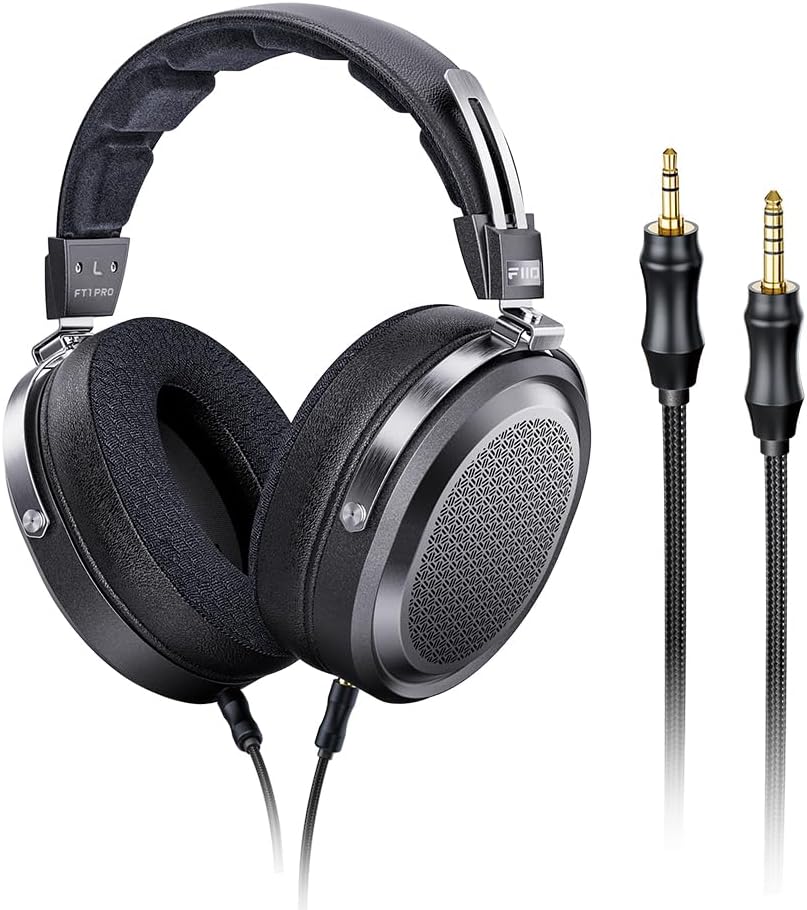 FiiO FT1 Pro Open-Back Planar Magnetic Wired Hi-Fi Kopfhörer für Zuhause, Studio, Aufnahme, hohe Emp