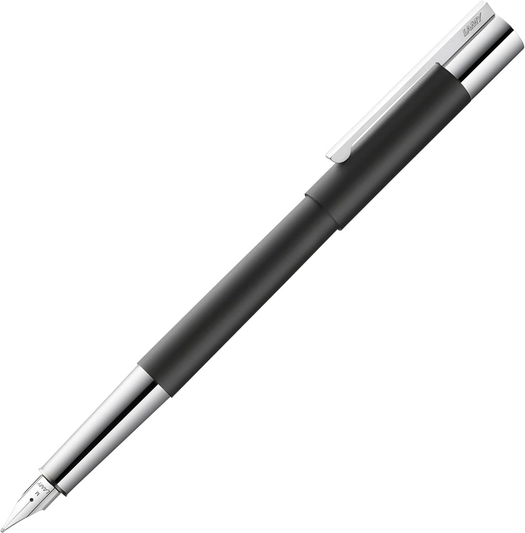 LAMY scala Füllhalter 080 - Füller aus Edelstahl gefertigt In mattschwarz lackiertem Finish mit hoch