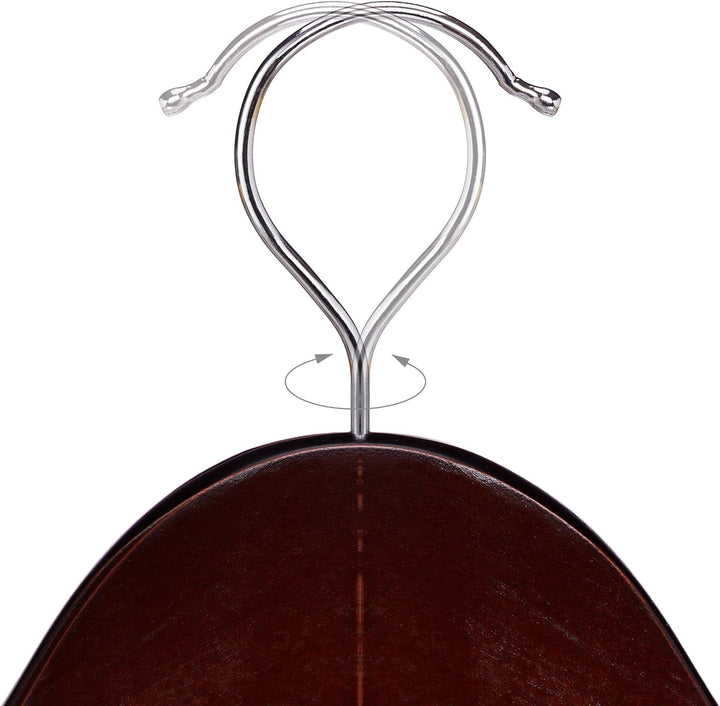 Relaxdays Kleiderbügel im 50er Set, Hosenstange, für Röcke, Hemden, Jacken, Haken 360° drehbar, stab