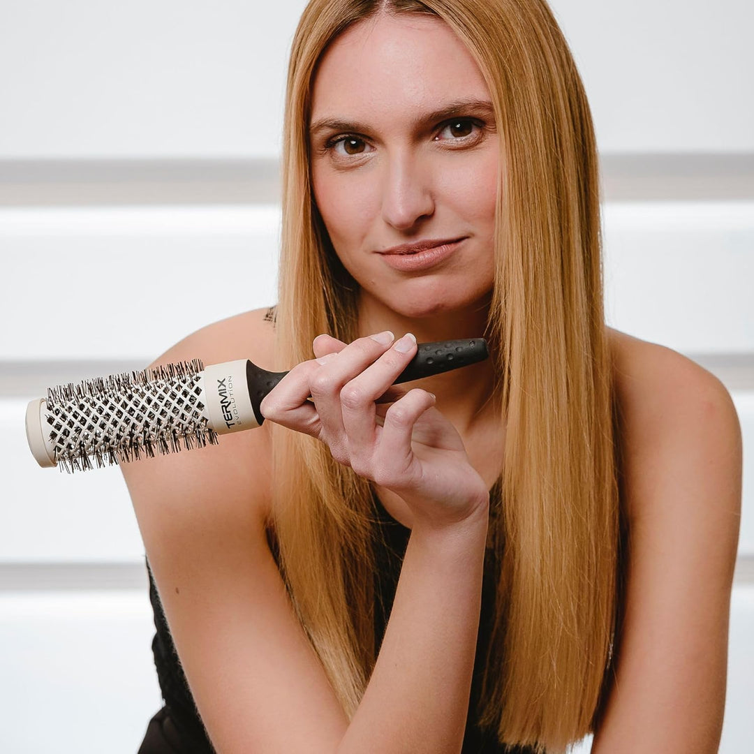 Termix Evolution Soft. Professionelle, thermische Rundhaarbürste mit Keramikrohr für den Friseursalo