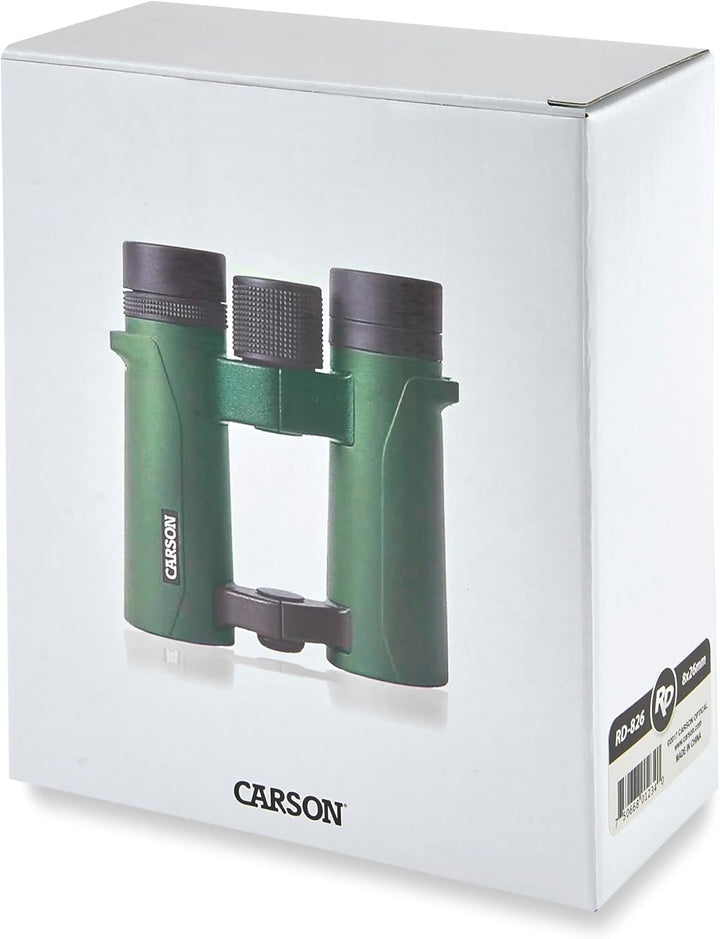 Carson RD Kompaktfernglas, Doppelstegdesign, 8x26mm, wasserdicht, robust, beschlagfrei (RD-826) 8x26