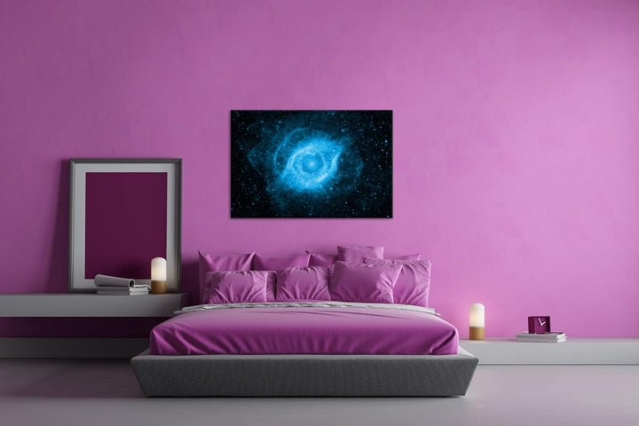 deyoli Überreste einer Supernova Format: 80x60 Effekt: Monocrome Blau als Leinwand, Motiv fertig ger