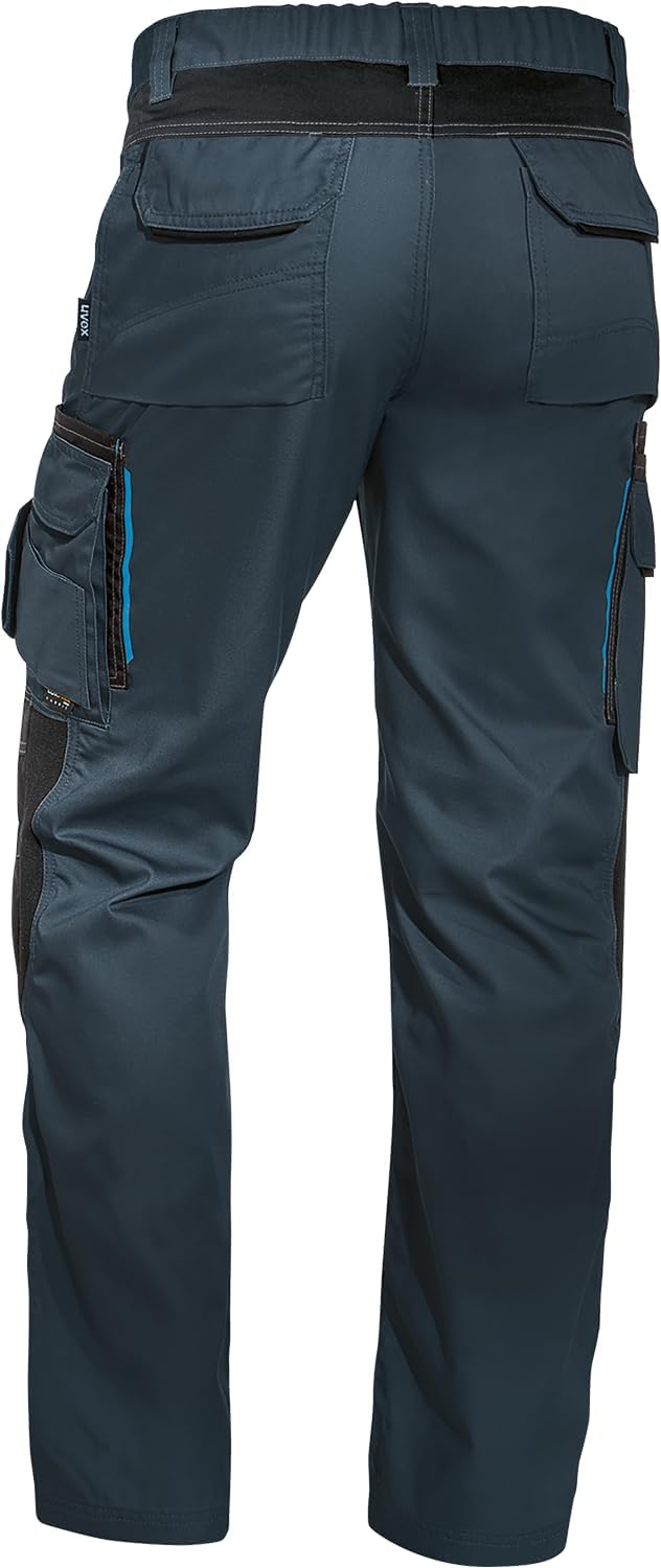 uvex Tune-up Herren-Arbeitshose lang - Männer-Arbeitshosen mit Stretch-Bund - Bundhose mit Kniepolst