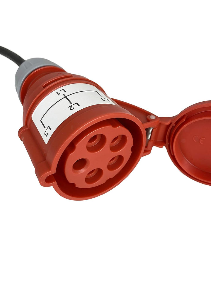 Benning 050308 ST 710 Kontrollinstrument, rot & NWP NW10005 Messadapter Prüfadapter Schuko Stecker a