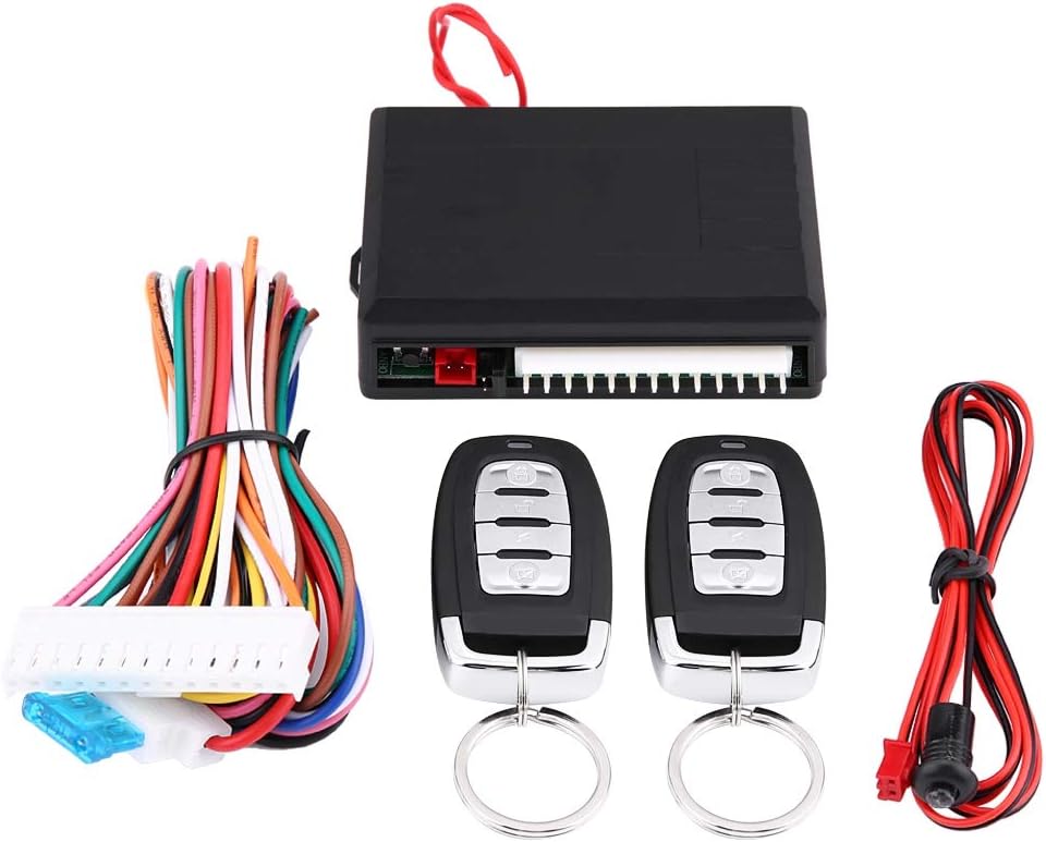Kuuleyn Keyless Entry Kit, Universal 433,92 MHz Auto Keyless Entry System Türschloss Zentralverriege