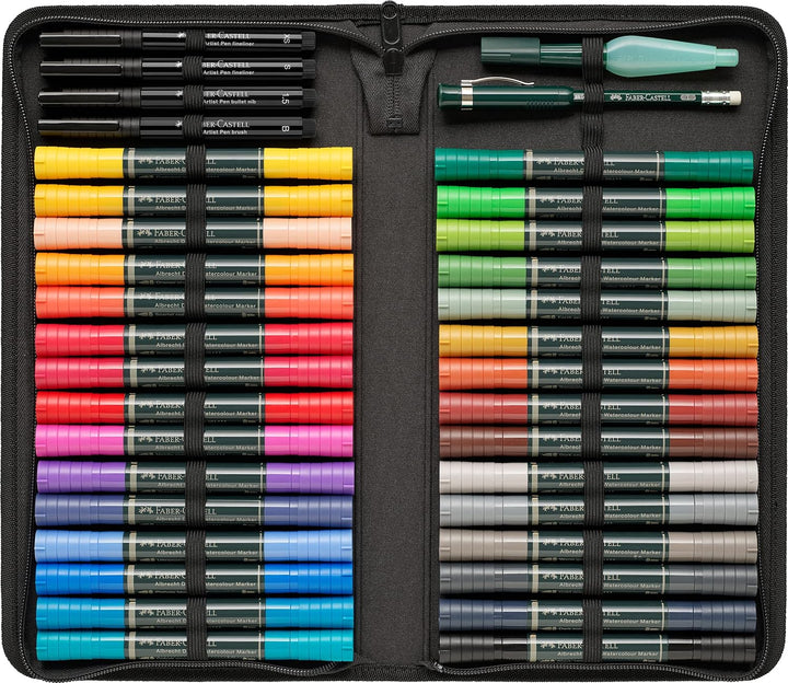 Faber-Castell 160316 Aquarellmarker Albrecht Dürer 30er Zipper-Etui, Zipper