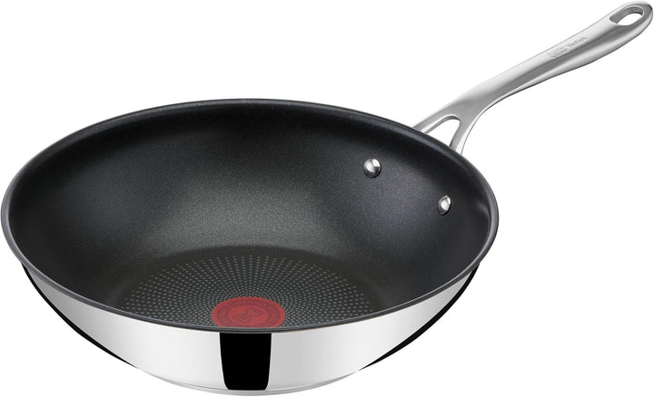 Tefal Jamie Oliver by Cook's Direct On Wokpfanne, 28 cm, Antihaftversiegelung, Thermo-Signal, geniet