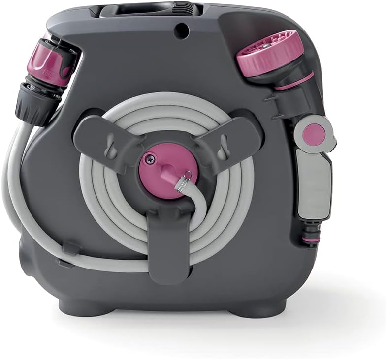 G.F. SRL Aquabag Style, Kompakt Mini-Schlauchbox, gebrauchsfertig, mit 11,5 M Schlauch, für die Bewä