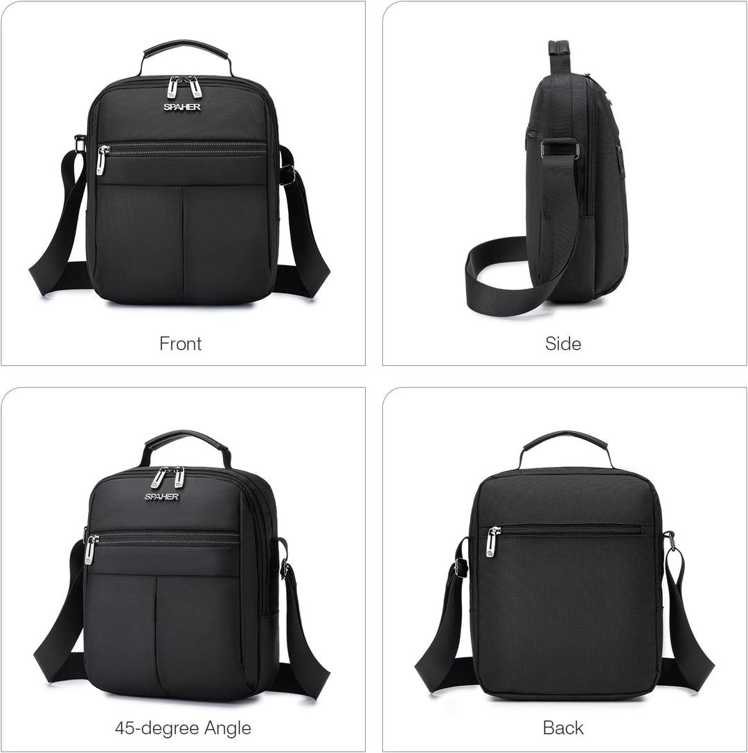 SPAHER Herren Handtaschen Zum Umhängen Umhangetasche Mann Schultertasche Männer Herrentasche Zum Umh