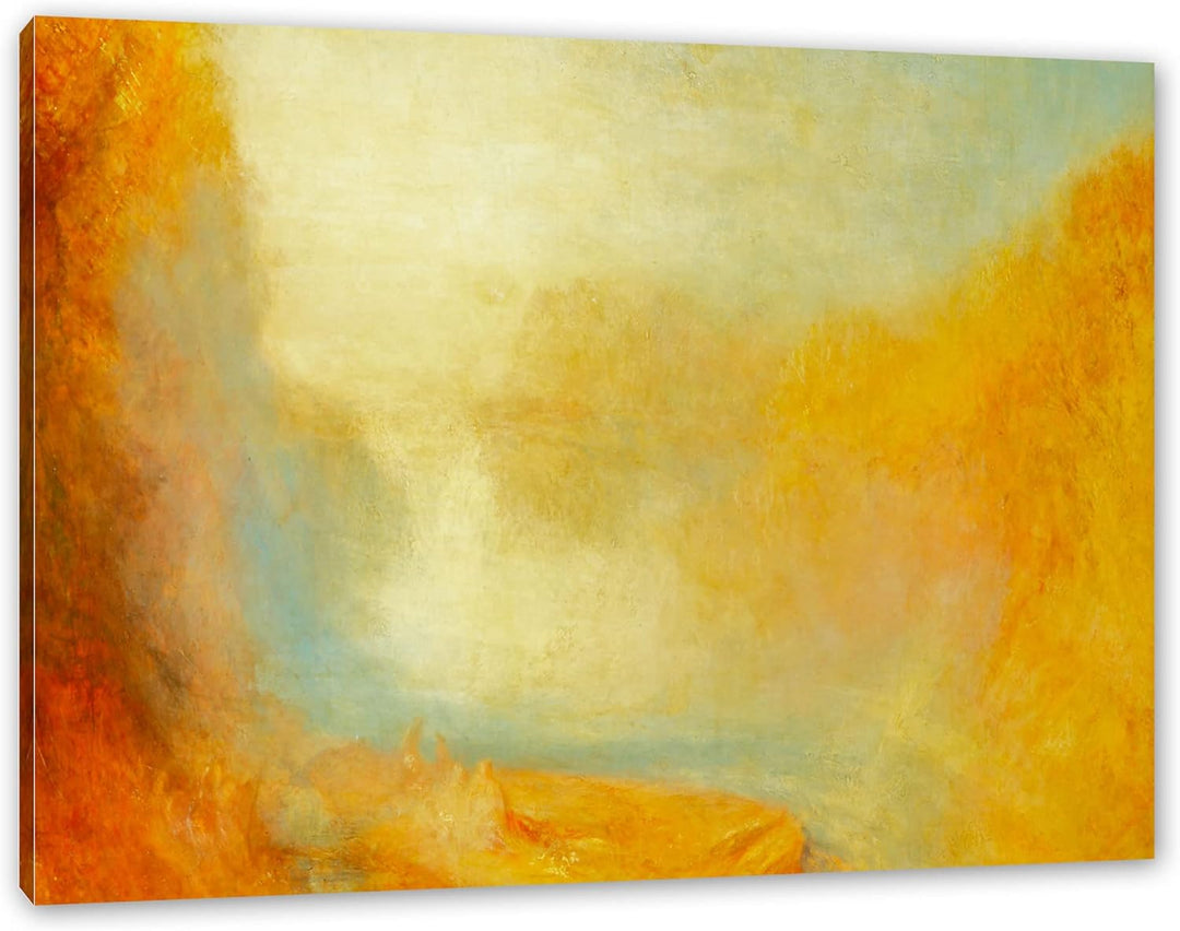 Generisch William Turner - Falls of the Clyde als Leinwandbild / Grösse: 100x70 cm / Wandbild / Kuns