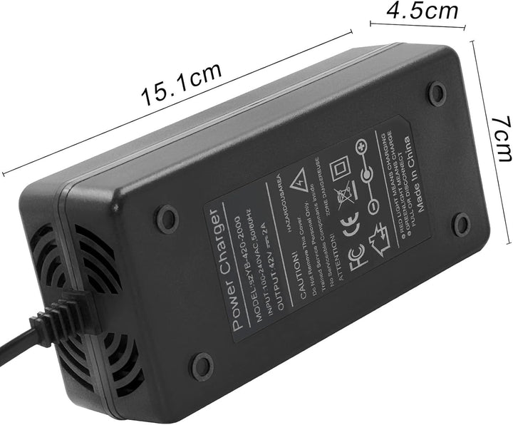 42V 2A Li-ion Ladegerät Mehrere Stecker für Xiaomi ES2/ES4/E22/ES1L Inline Connector für 36V Pocket