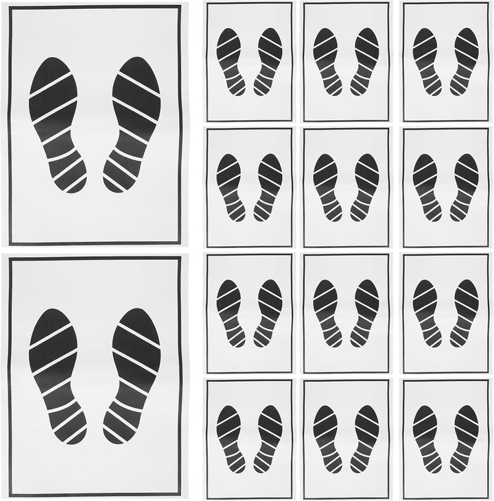 CLISPEED 50 Stück Auto-Fussmatten Autoteppich Papiermatten Einweg-Fussmatten Premium-Auto-Papier-Fus