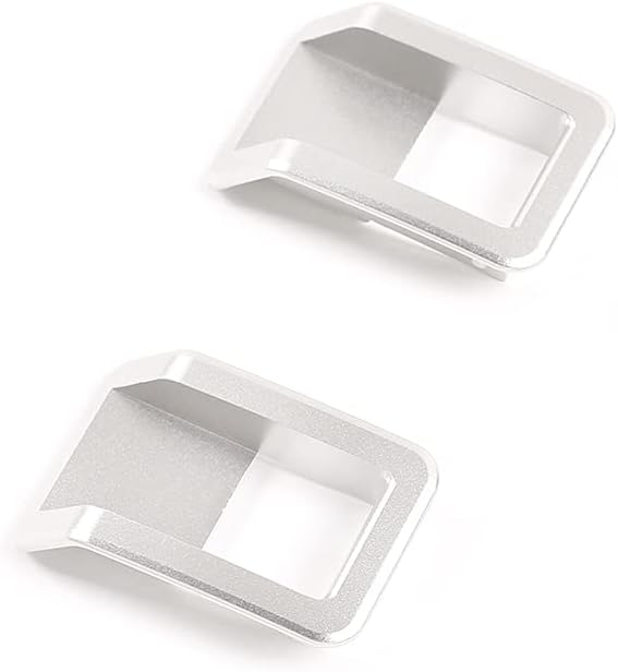 Türschlossabdeckung aus Aluminiumlegierung, für LR Defender 90 110 130 2004–2019 Türschloss-Ringabde