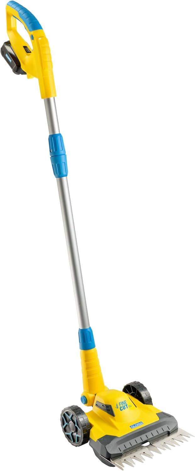 GLORIA Akku Rasen- und Kantenschneider FineCut 18V - Ergänzung für Mähroboter | Akku Rasenmäher/Rase