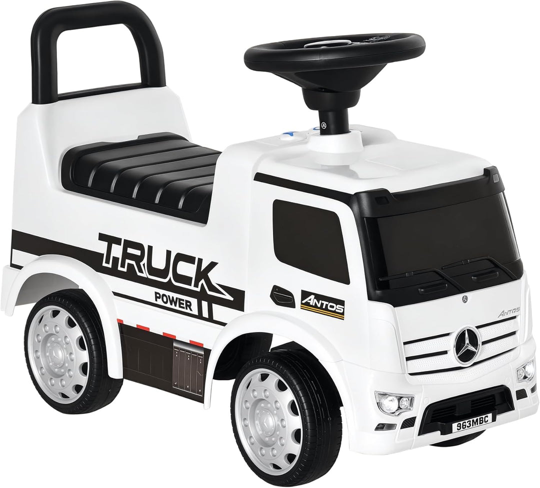 HOMCOM Rutscherfahrzeug Rutscherauto Babyrutscher Kinderfahrzeug lizenziert von Mercedes ANTOS-LKW-S