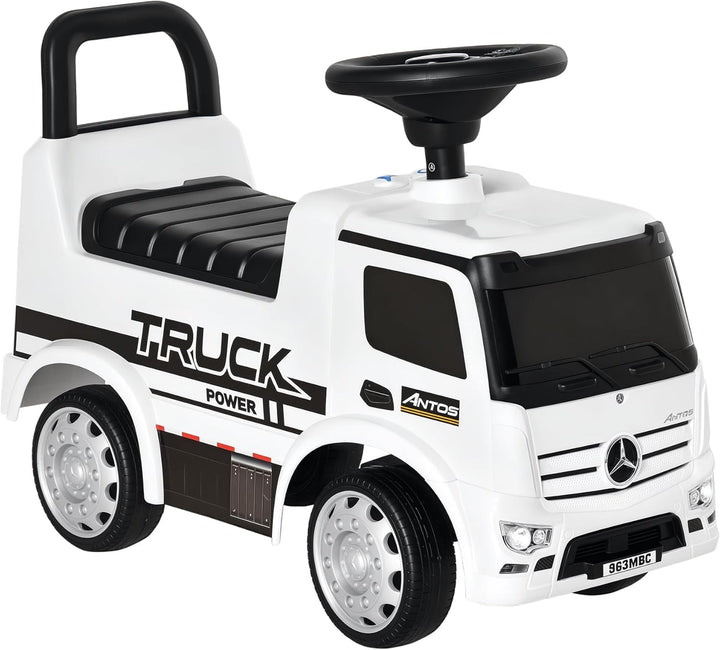 HOMCOM Rutscherfahrzeug Rutscherauto Babyrutscher Kinderfahrzeug lizenziert von Mercedes ANTOS-LKW-S