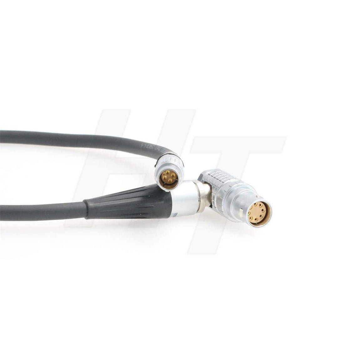 HangTon Stromkabel für ARRI Alexa Mini Kamera auf DJI Ronin 2 Gimbal (6-polig, abgewinkelt, 8-polig)