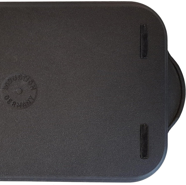 Eurolux Teppanyaki Grillplatte 43 x 28 cm - alle Herdarten inkl. Induktion - Anfihaftversiegelung -
