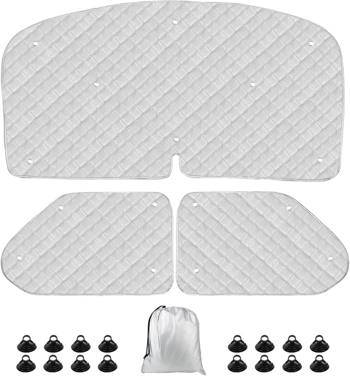 Thermomatte Fahrerhaus passend für VW T4, Luxus Thermomatten Fahrerhaus Innen Temperaturkontrollschu