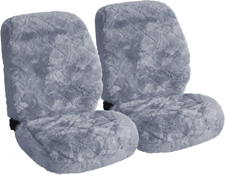 WOLTU AS7334sb-2 Lammfellbezug Auto Sitzbezug Echtlammfell Vollbezug Vordersitzbezug universal Gröss