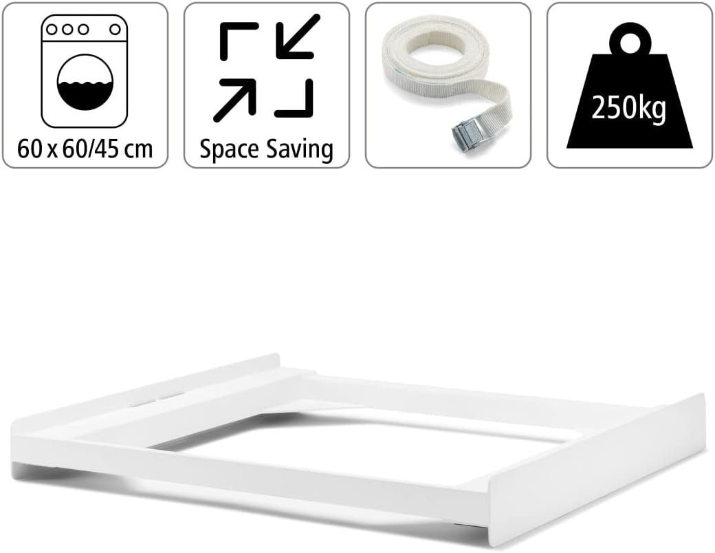 Zwischenbaurahmen "Basic" für Waschm. Zwischenbausatz inkl. Zurrgurt, Zwischenbausatz inkl. Zurrgurt